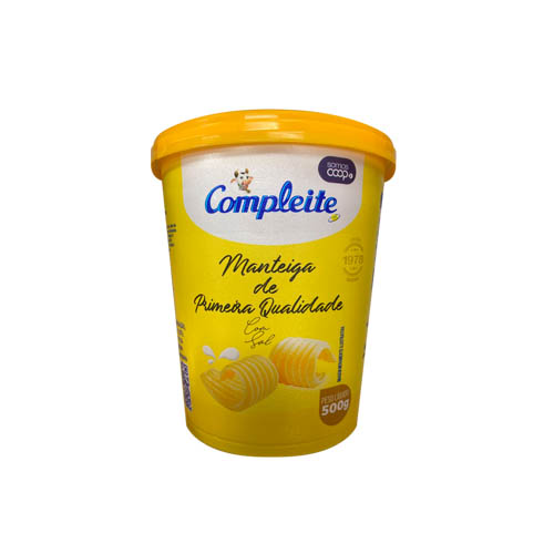 Manteiga Compleite com Sal Pote 500g