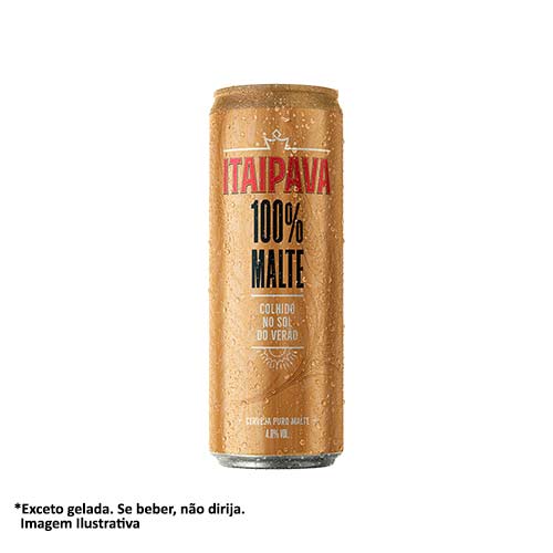 Cerveja Itaipava 100% Malte Lata 350ml